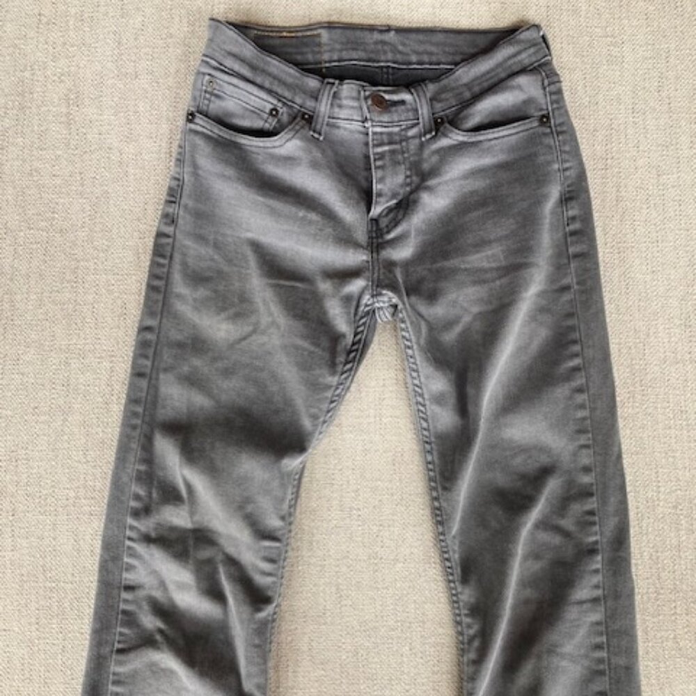 Levi's Mens 511 Jeans in Gray, Size W28 L32